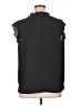Ann Taylor LOFT Outlet 100% Polyester Black Sleeveless Blouse Size XL - photo 2
