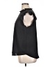 Ann Taylor LOFT Outlet 100% Polyester Black Sleeveless Blouse Size XL - photo 5