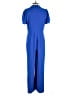 Harper Rose 100% Polyester Solid Blue Jumpsuit Size 10 - photo 2