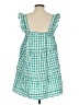 Mi ami 100% Polyester Checkered-gingham Green Casual Dress Size XS - photo 2