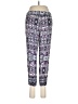 Custo Barcelona Print Purple Casual Pants Size Med (3) - photo 2