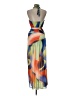 Nicholas Graphic Orange Cocktail Dress Size 1X (estimated) - photo 2