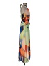 Nicholas Graphic Orange Cocktail Dress Size 1X (estimated) - photo 4