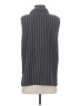 Ann Taylor 100% Polyester Gray Sleeveless Blouse Size S - photo 2