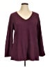 Eileen Fisher Burgundy Pullover Sweater Size XL - photo 1
