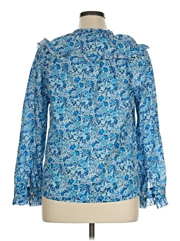 Liberty Art Fabrics for J.Crew Long Sleeve Blouse (view 2)