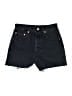 Levi's Black Denim Shorts Size 24 waist - photo 1