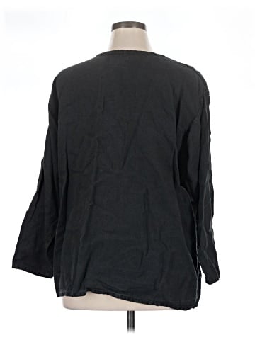 Flax 3/4 Sleeve Top (view 2)