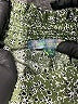 Good Luck Gem Tweed Green Shorts Size M - photo 3