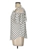 Papermoon 100% Polyester Ivory Short Sleeve Top Size L - photo 5