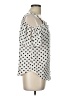Papermoon 100% Polyester Ivory Short Sleeve Top Size L - photo 4