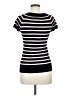 BCX Stripes Black Short Sleeve Turtleneck Size M - photo 2