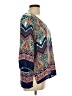 Renee C. Blue Teal 3/4 Sleeve Blouse Size L - photo 4