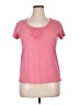 Relativity Pink Short Sleeve Top Size XL - photo 1
