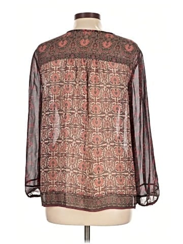 Joie Long Sleeve Silk Top (view 2)
