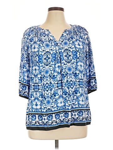 Ava Christine 3/4 Sleeve Blouse (view 1)