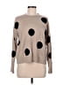 T Tahari Polka Dots Tan Pullover Sweater Size M - photo 1
