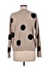 T Tahari Polka Dots Tan Pullover Sweater Size M - photo 2