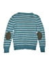 Crewcuts Stripes Teal Pullover Sweater Size 6 - 7 - photo 2