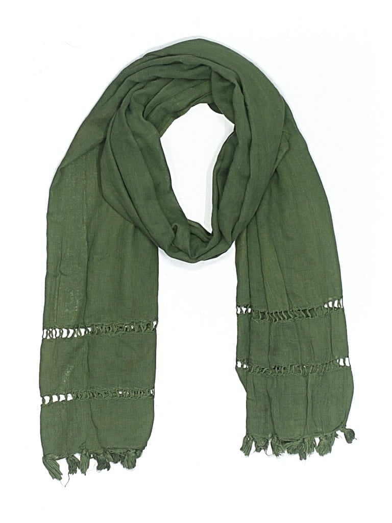 Pre-owned Unbranded Scarf In Green