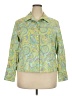 Coldwater Creek Paisley Green Jacket Size 2X (estimated) - photo 1