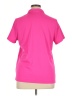 Lands' End 100% Polyester Pink Short Sleeve Blouse Size XL - photo 2
