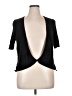 August Silk Black Cardigan Size XL - photo 1