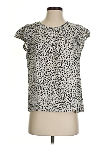 J.Crew Factory Store Short Sleeve Blouse (view 1)