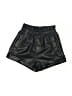Zara Metallic Black Athletic Shorts Size 2 - 3 - photo 1
