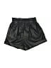 Zara Metallic Black Athletic Shorts Size 2 - 3 - photo 2