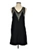H&M 100% Polyester Chevron-herringbone Black Cocktail Dress Size 4 - photo 1