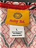 Ruby Rd. Red 3/4 Sleeve Blouse Size L - photo 7
