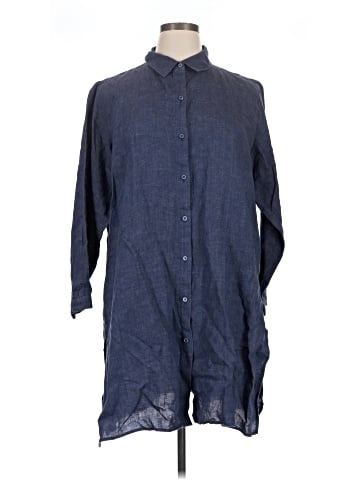 Eileen Fisher 3/4 Sleeve Button-Down Shirt (view 1)
