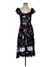 Express 100% Rayon Paisley Black Cocktail Dress Size S - photo 1
