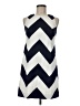 Milly Chevron-herringbone Blue Casual Dress Size 6 - photo 1