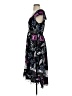 Express 100% Rayon Paisley Black Cocktail Dress Size S - photo 5