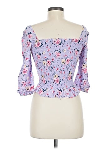 Crave Fame By Almost Famous 3/4 Sleeve Top (view 2)