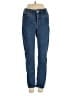 Jen7 by 7 For All Mankind Solid Blue Jeans Size 0 - photo 1
