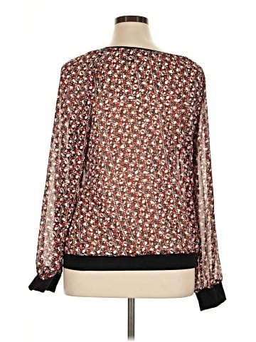 New York & Company Long Sleeve Blouse (view 2)