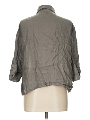 Eileen Fisher 3/4 Sleeve Button-Down Shirt (view 2)