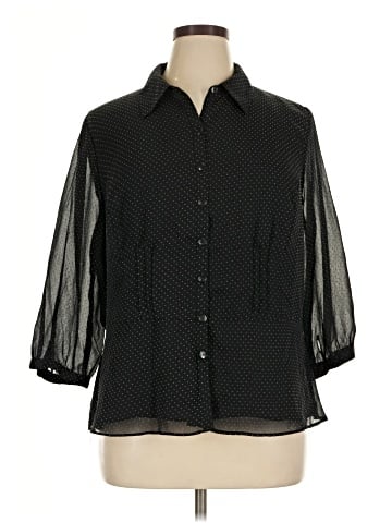 JM Collection 3/4 Sleeve Blouse (view 1)