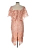 Gianni Bini 100% Polyester Pink Cocktail Dress Size L - photo 2