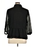 JM Collection 100% Polyester Polka Dots Black 3/4 Sleeve Blouse Size 16 - photo 2