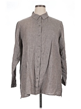 Eileen Fisher Long Sleeve Button Down Shirt