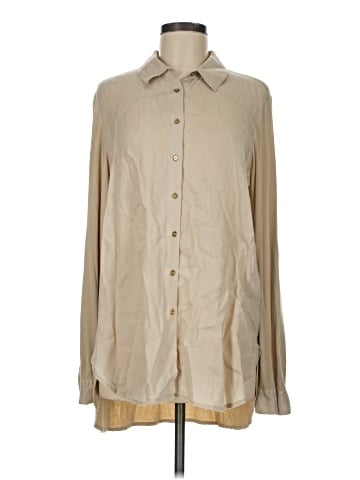 Calvin Klein Long Sleeve Button-Down Shirt (view 1)