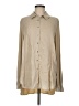 Calvin Klein Solid Tan Long Sleeve Button-Down Shirt Size M (estimated) - photo 1