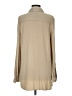 Calvin Klein Solid Tan Long Sleeve Button-Down Shirt Size M (estimated) - photo 2