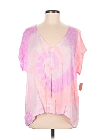 RIVER + SKY Short Sleeve Blouse (view 1)