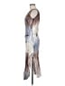 Komarov 100% Polyester Tie-dye Silver Cocktail Dress Size Med (2) - photo 5