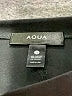 Aqua Solid Black Casual Dress Size M - photo 7